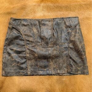 Forever 21 Tan and Gold Skirt